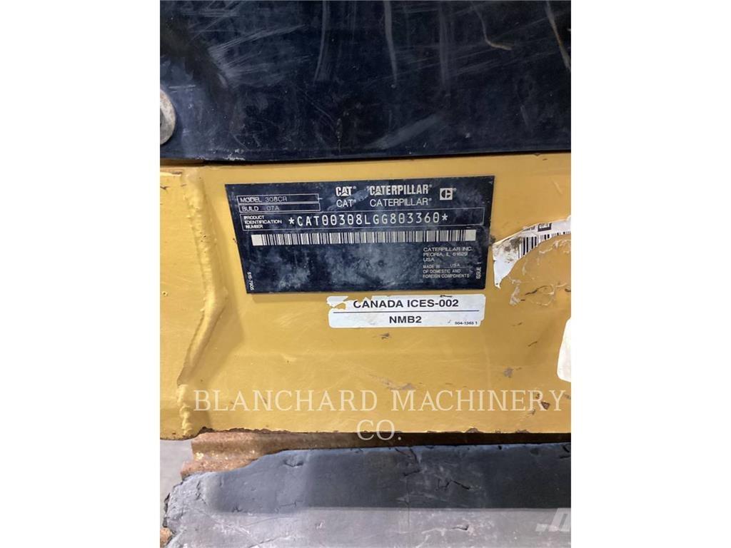 CAT 308CR Rupsgraafmachines