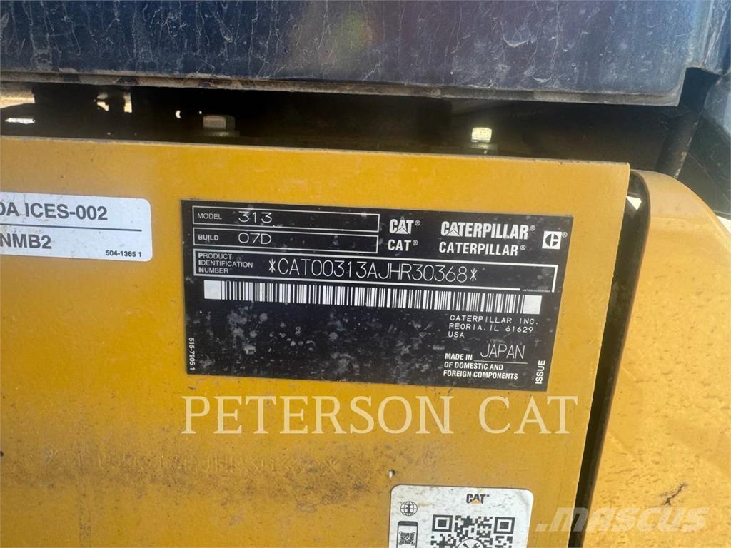 CAT 313 Rupsgraafmachines