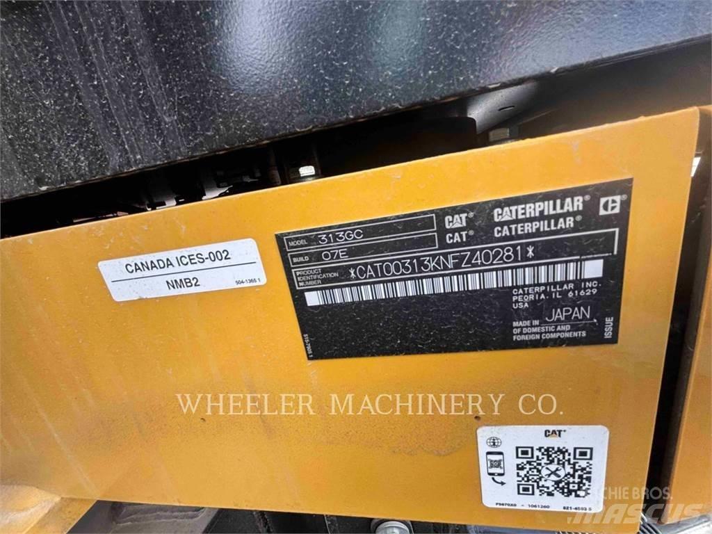 CAT 313 GC CF Rupsgraafmachines