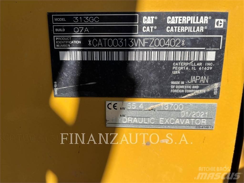 CAT 313GC Rupsgraafmachines