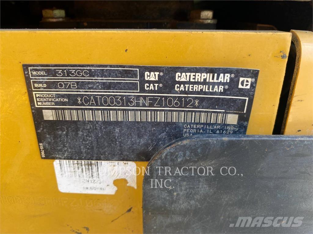 CAT 313GC Rupsgraafmachines