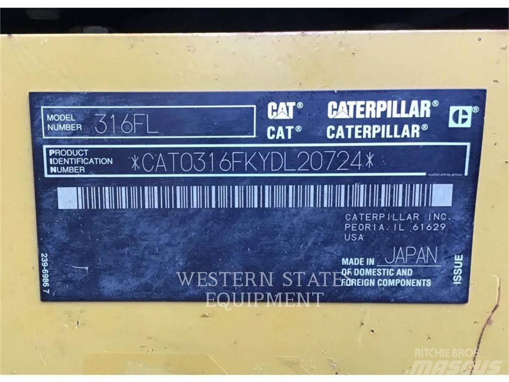 CAT 316F Rupsgraafmachines