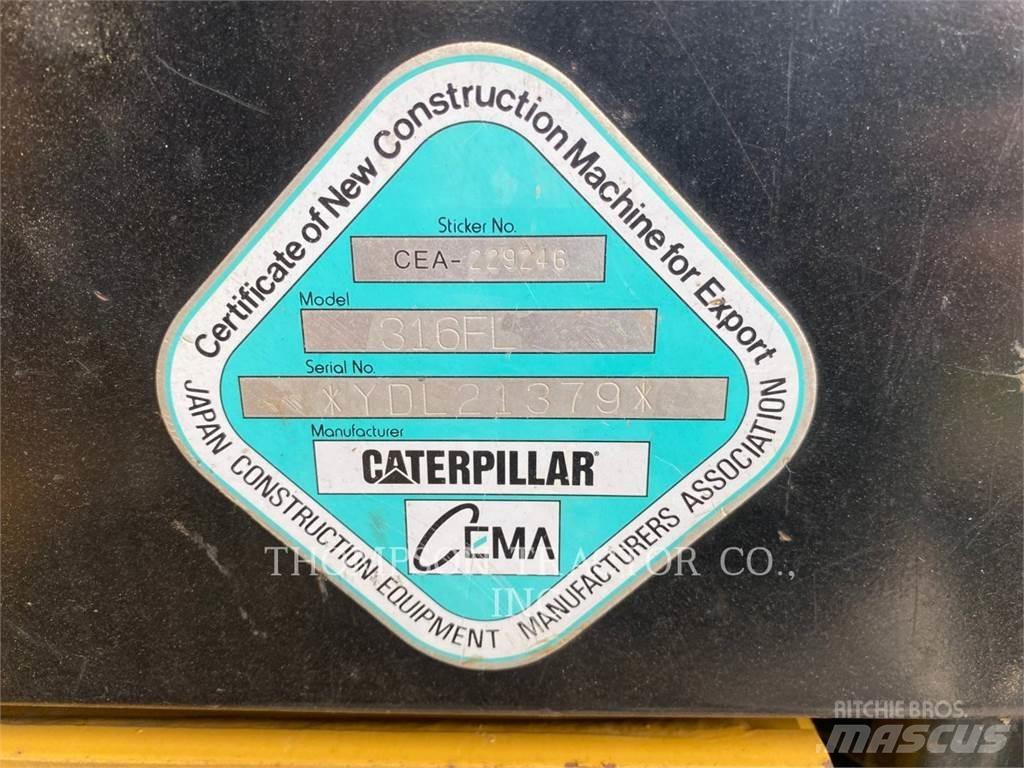CAT 316FL Rupsgraafmachines