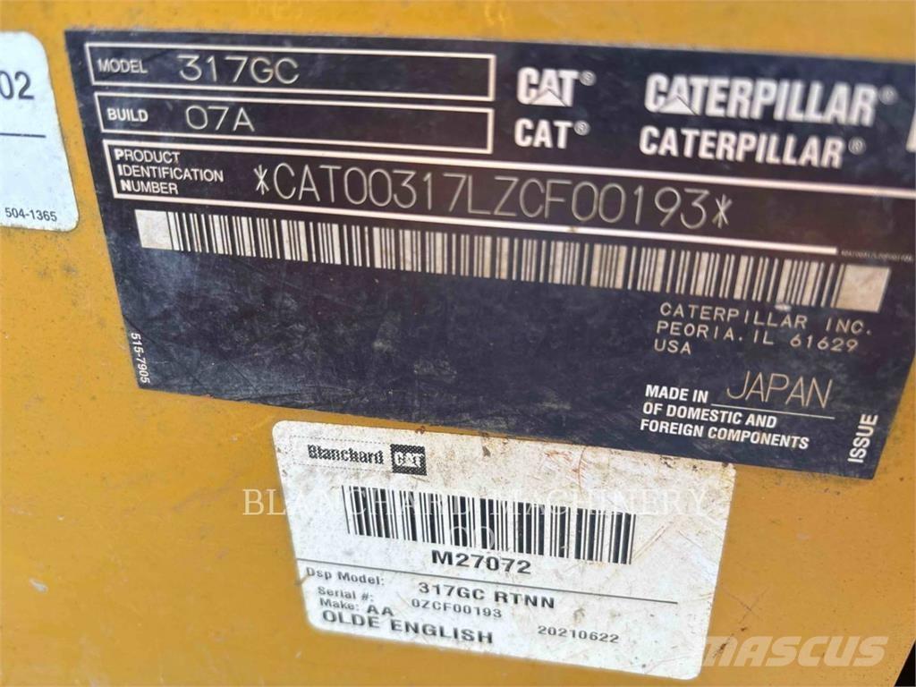 CAT 317 GC Rupsgraafmachines