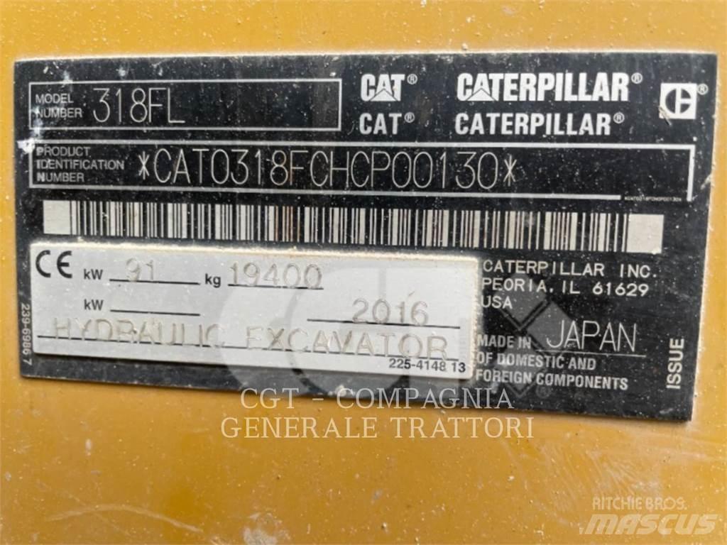 CAT 318F Rupsgraafmachines