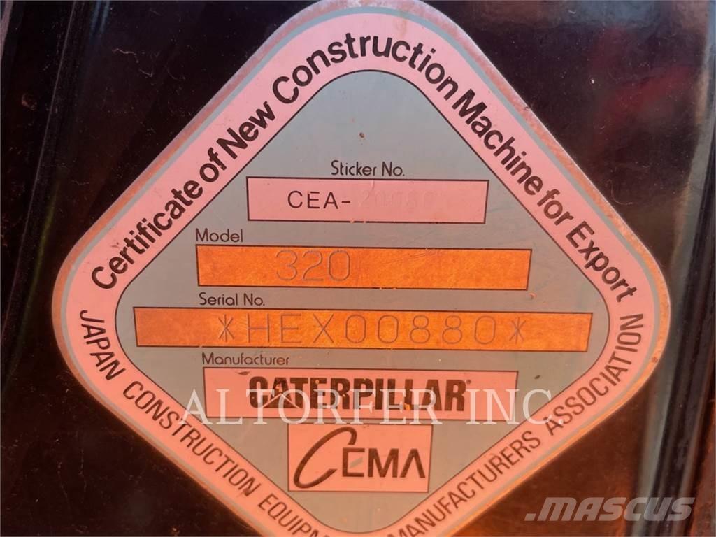 CAT 320-07 Rupsgraafmachines