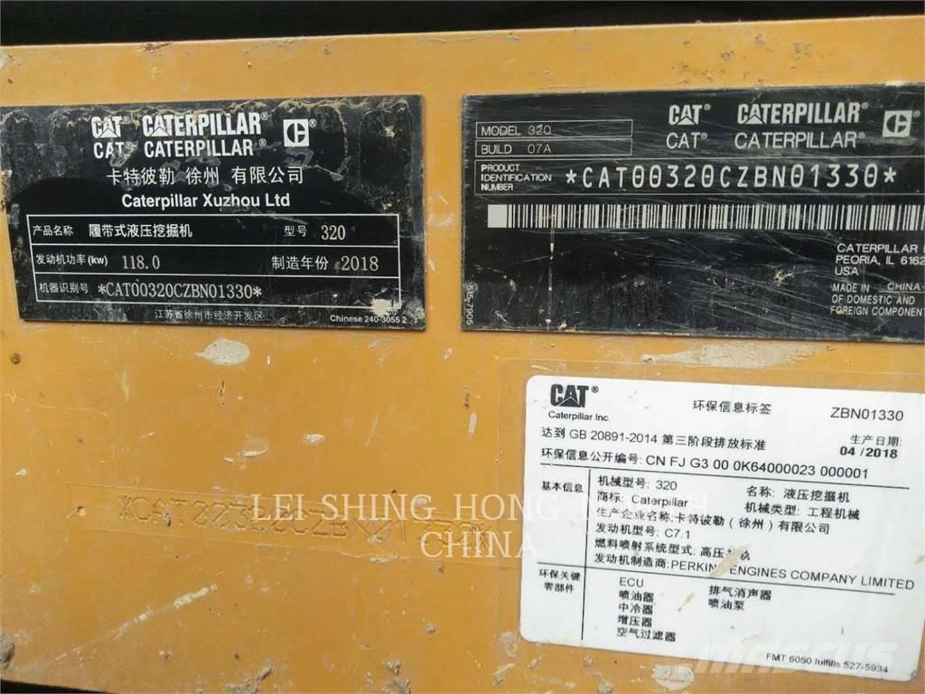 CAT 320-07 Rupsgraafmachines