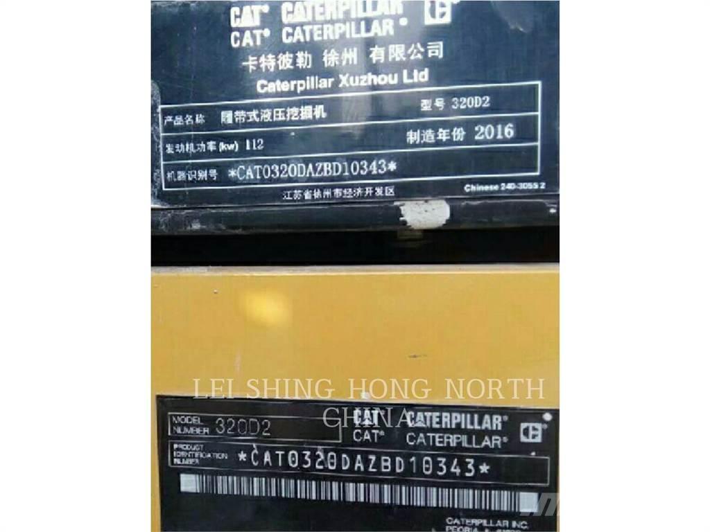 CAT 320D2 Rupsgraafmachines