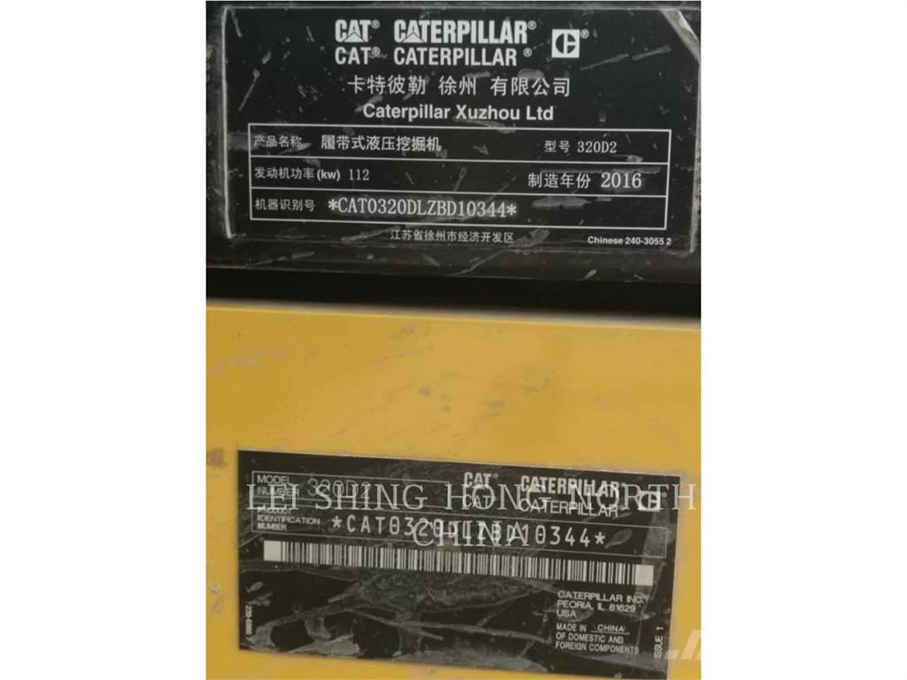 CAT 320D2 Rupsgraafmachines