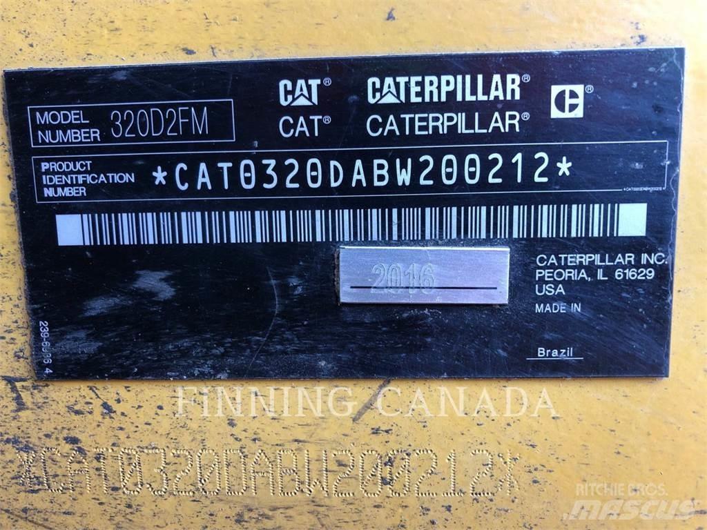 CAT 320D2 FM Graafmachines voor de bosbouw