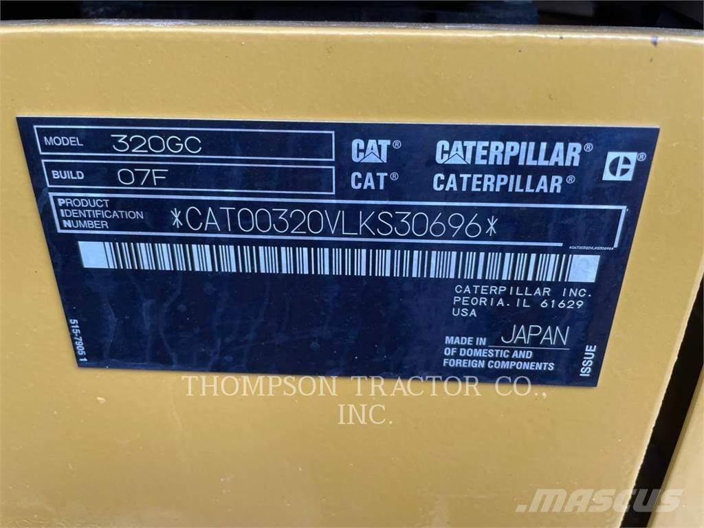 CAT 320GC Rupsgraafmachines