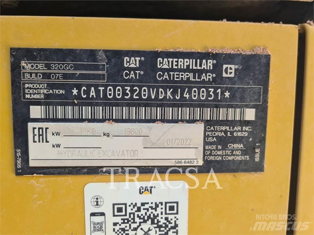 CAT 320GC Rupsgraafmachines