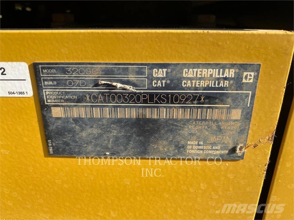 CAT 320GC Rupsgraafmachines