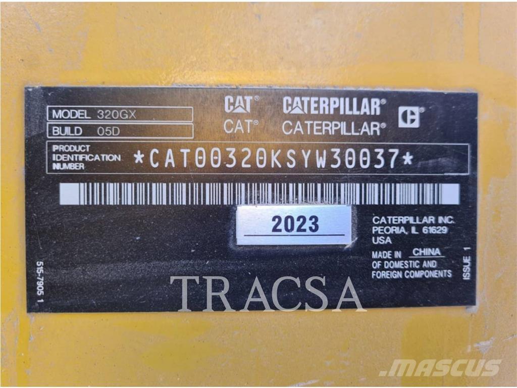 CAT 320GX Rupsgraafmachines