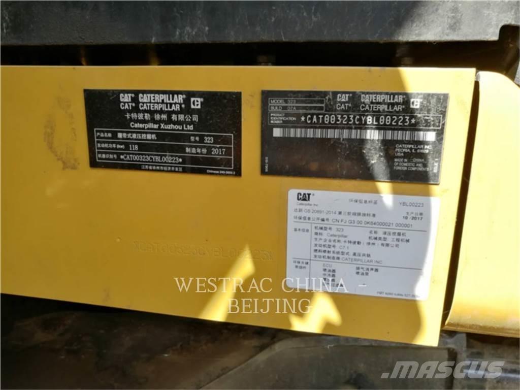 CAT 323-07 Rupsgraafmachines