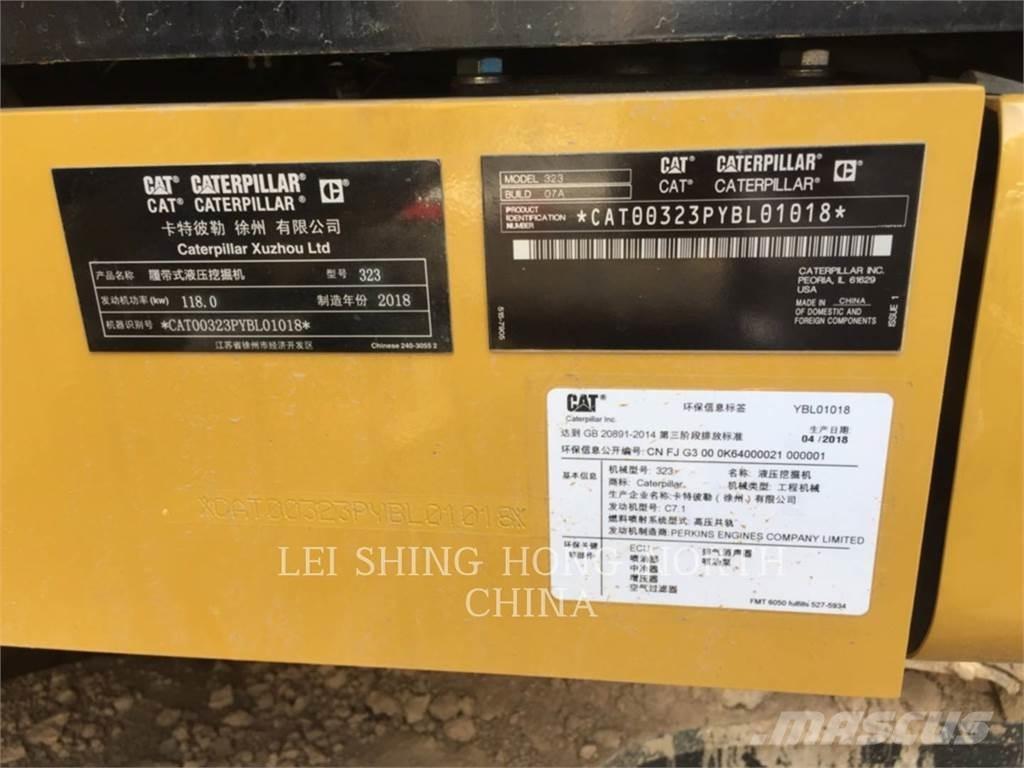 CAT 323-07 Rupsgraafmachines