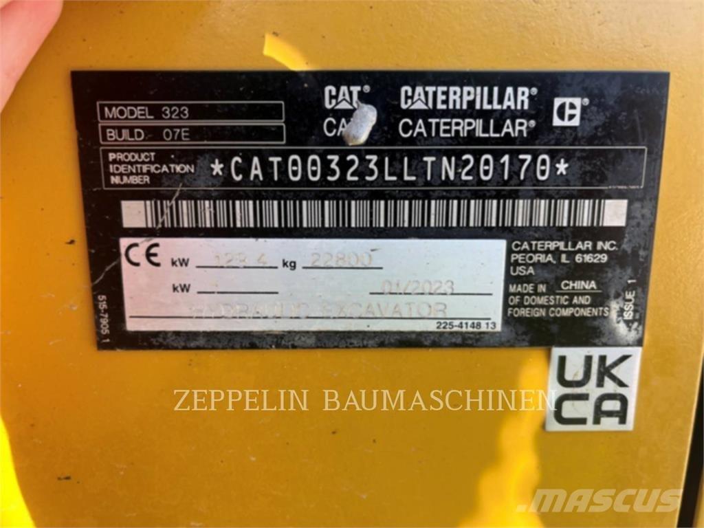 CAT 323-07D Rupsgraafmachines