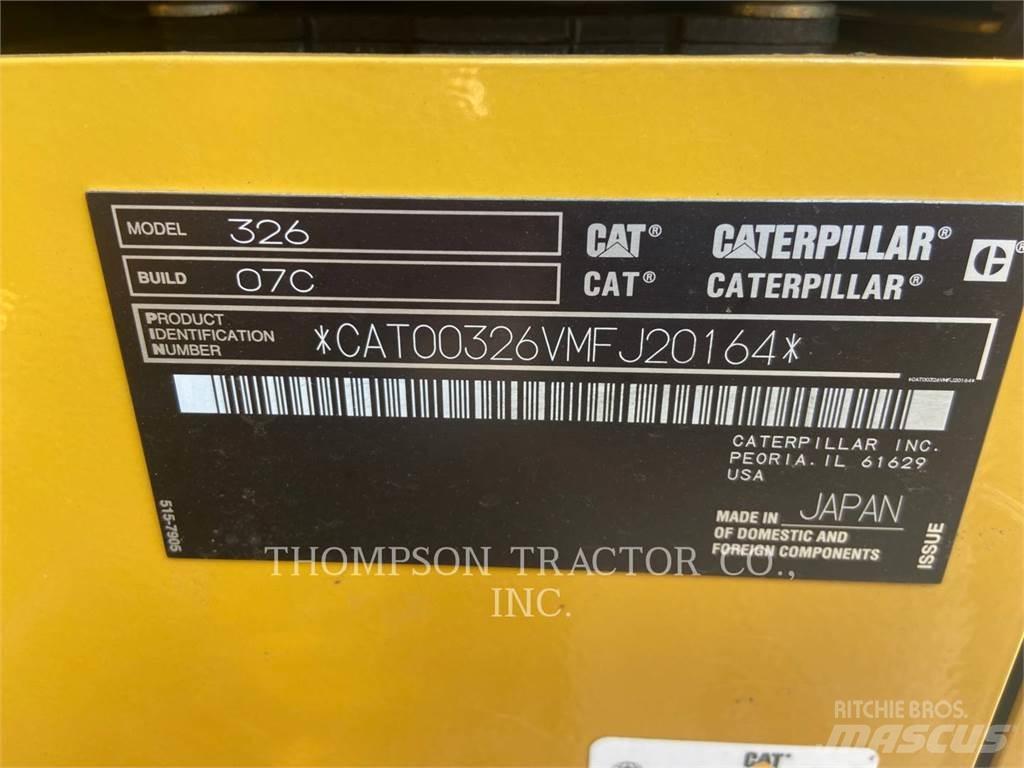 CAT 326 Rupsgraafmachines
