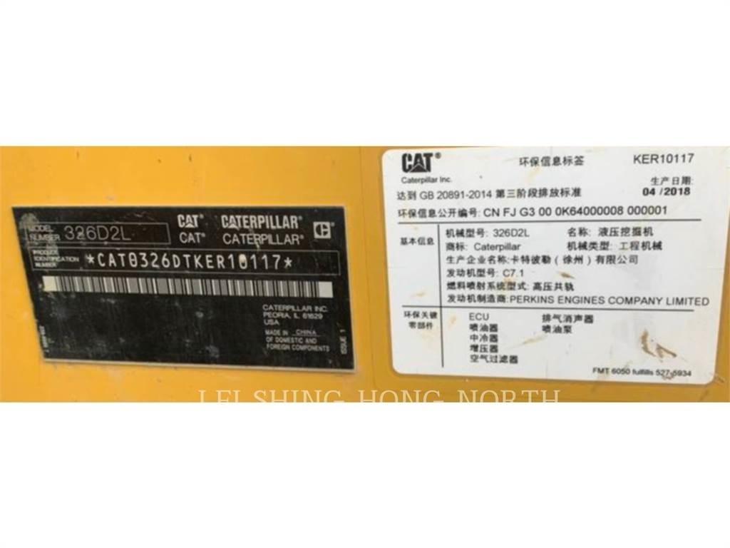 CAT 326D2L Rupsgraafmachines