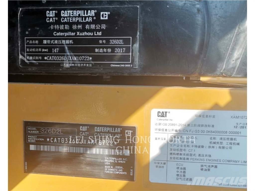 CAT 326D2L Rupsgraafmachines