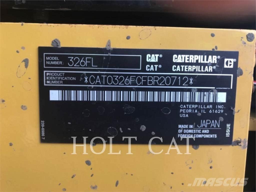 CAT 326FL Rupsgraafmachines