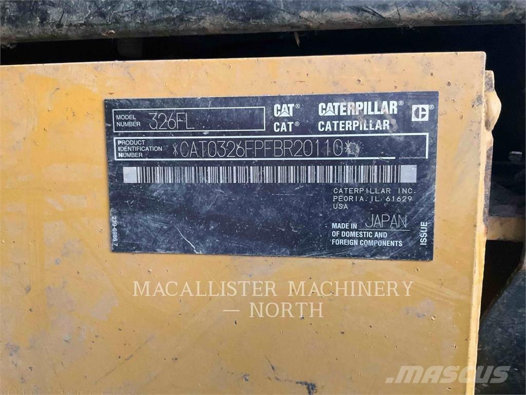 CAT 326FL PTQ Rupsgraafmachines