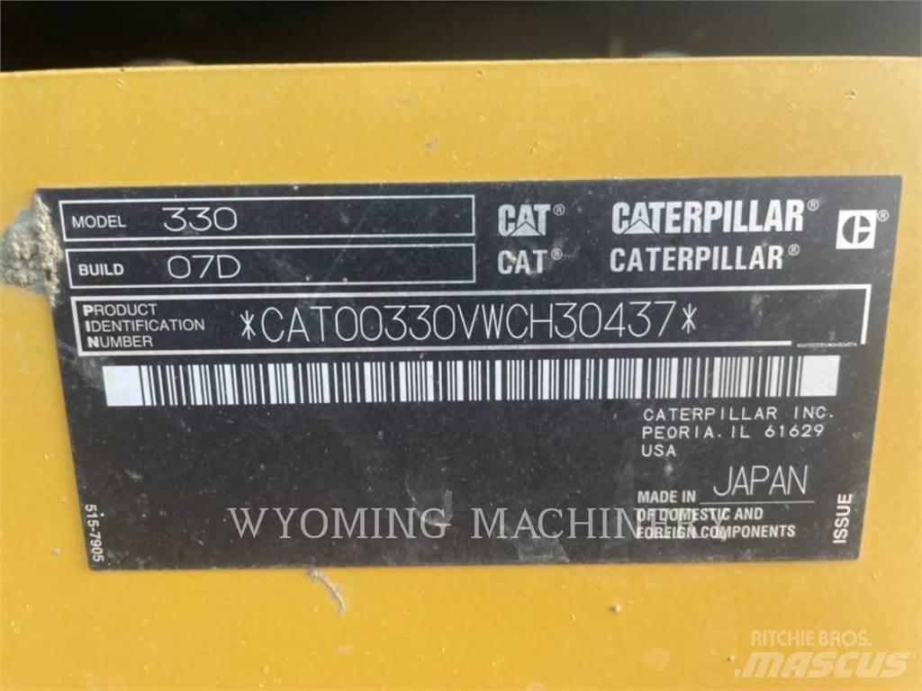 CAT 330 Rupsgraafmachines