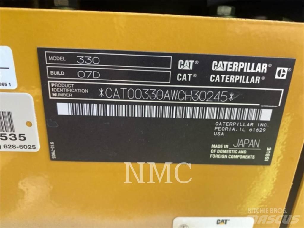 CAT 330 Rupsgraafmachines