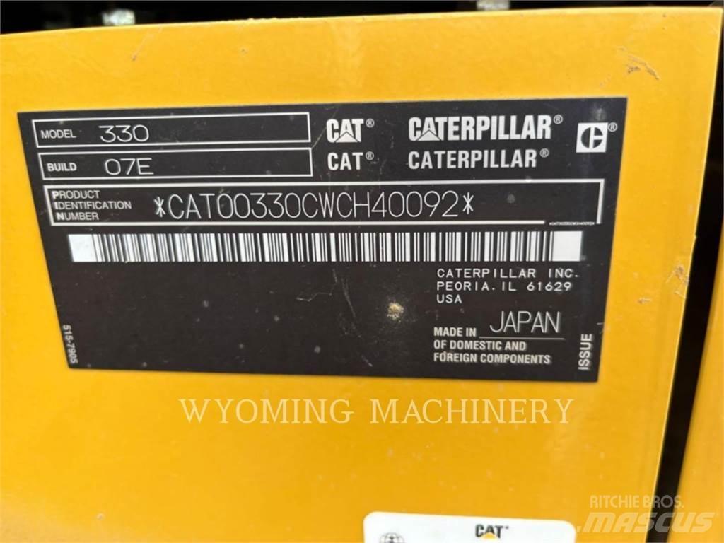CAT 330 Rupsgraafmachines