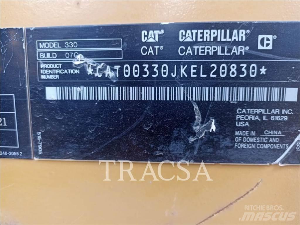 CAT 330 Rupsgraafmachines