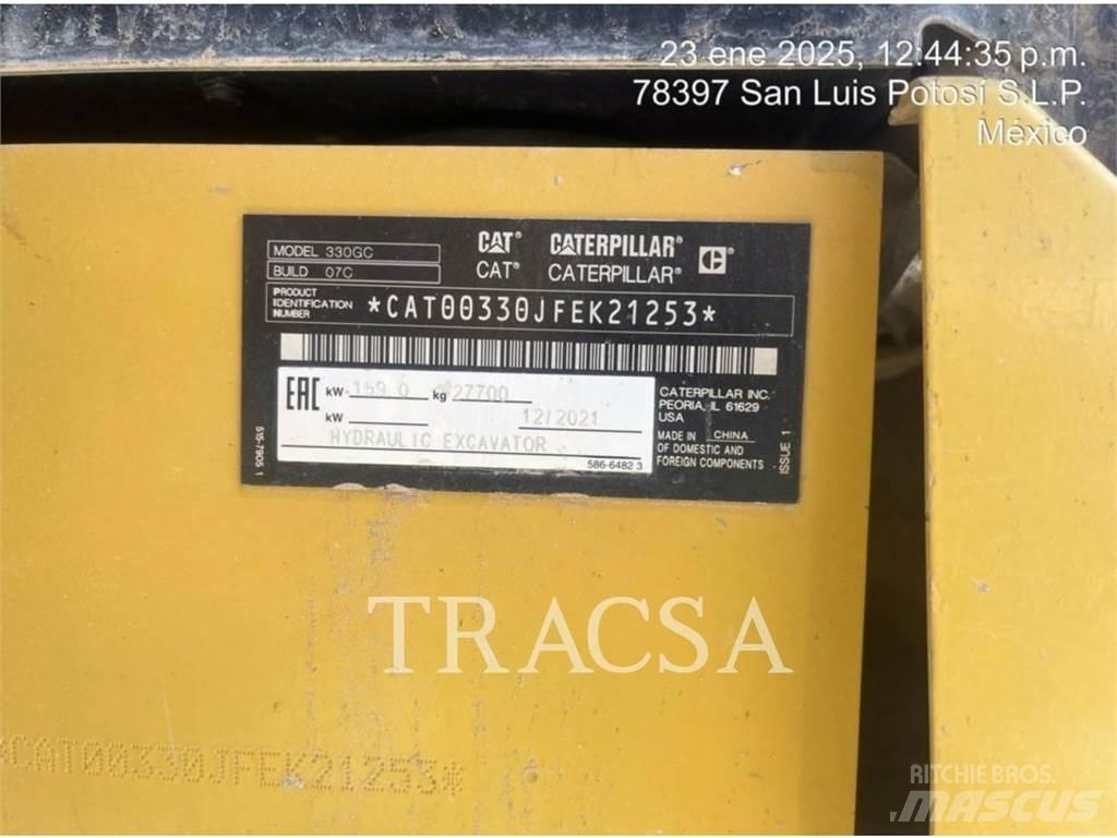 CAT 330 Rupsgraafmachines