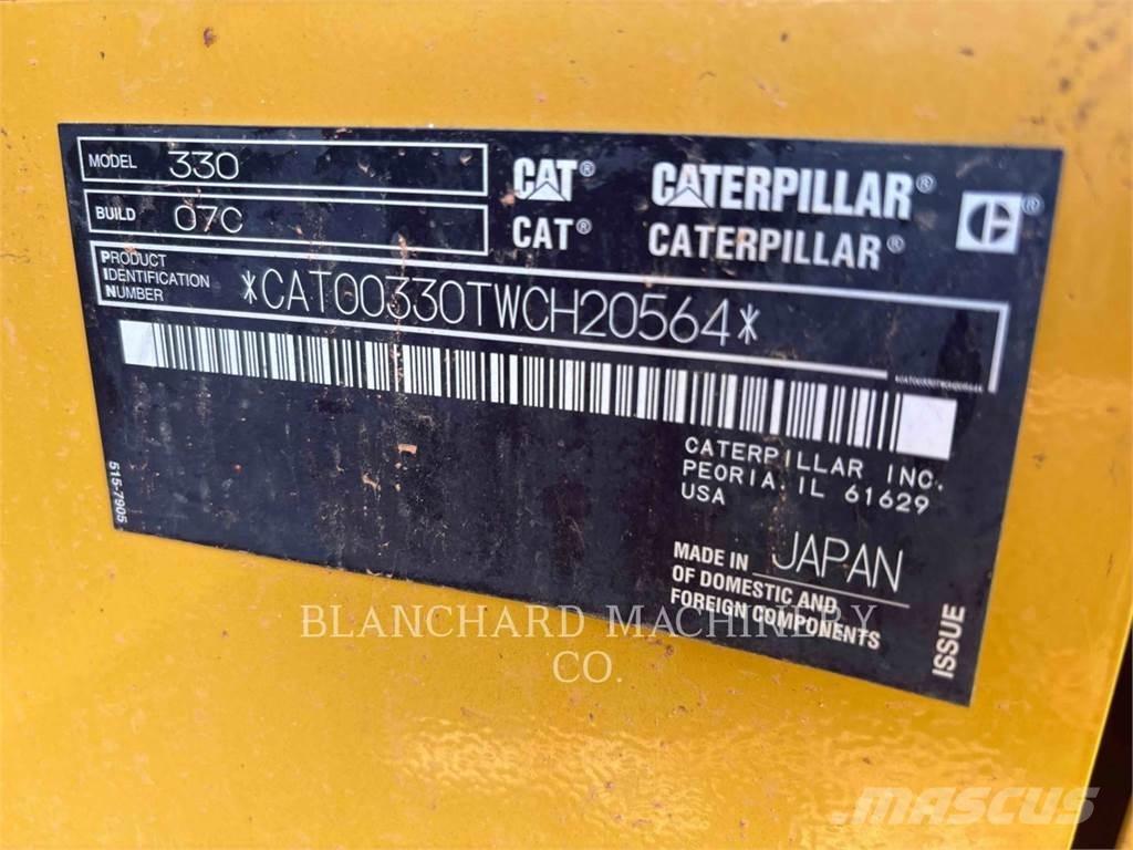 CAT 330 Rupsgraafmachines