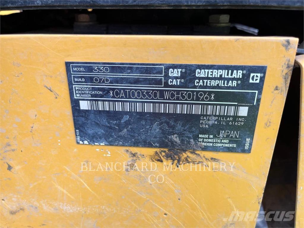 CAT 330 Rupsgraafmachines