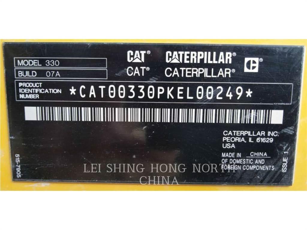CAT 330-07 Rupsgraafmachines