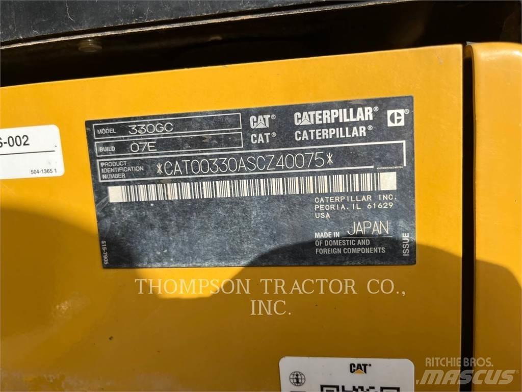 CAT 330GC Rupsgraafmachines