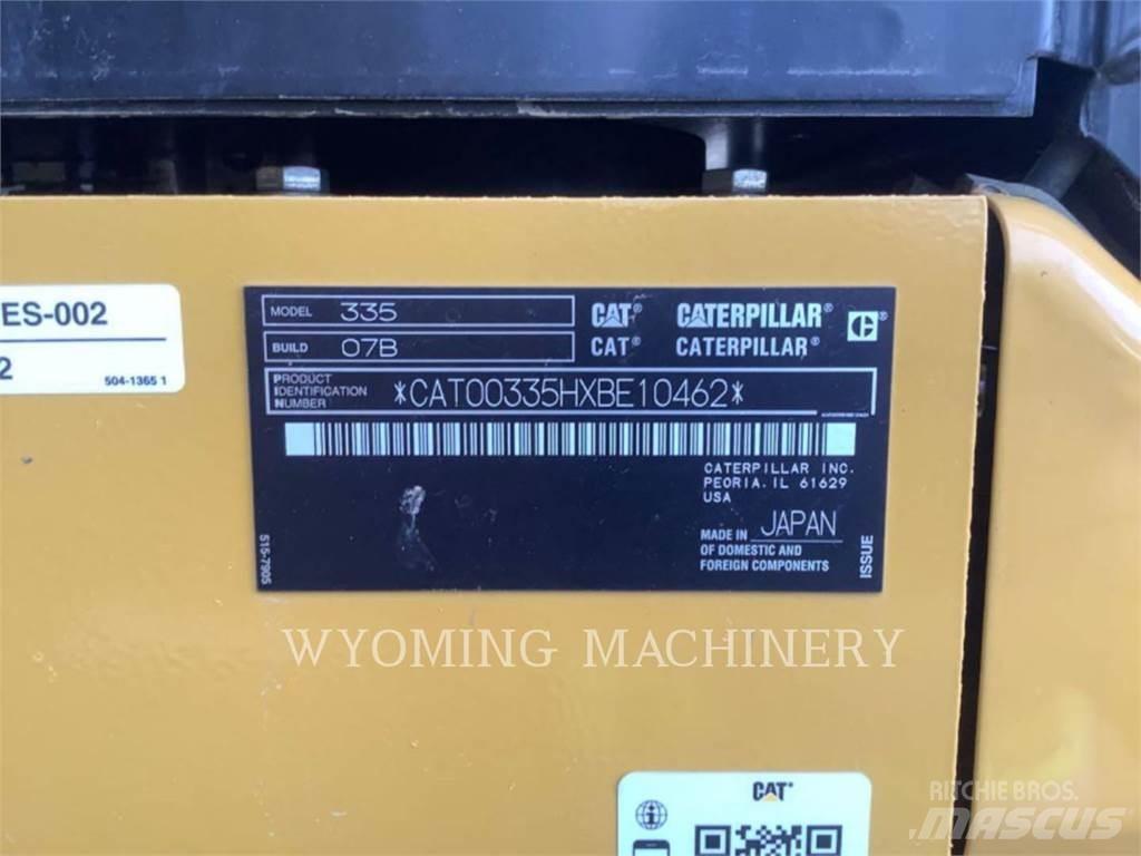 CAT 335 Rupsgraafmachines