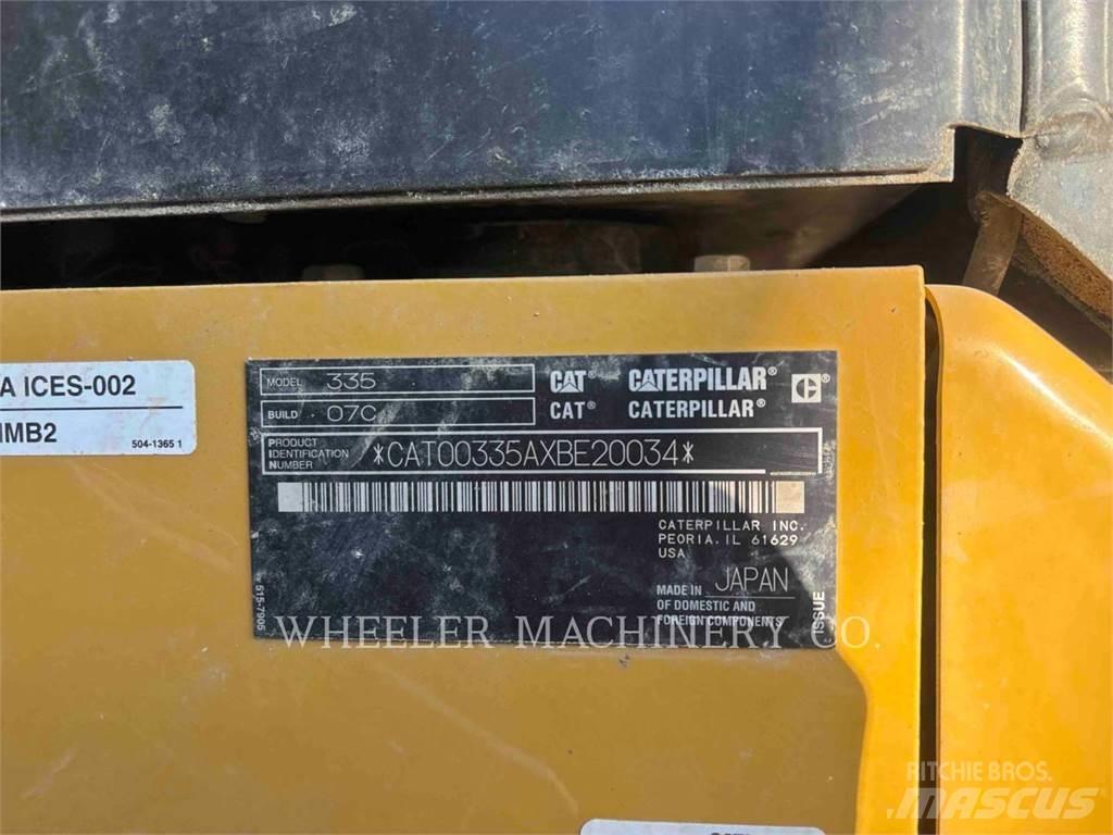 CAT 335 TH Rupsgraafmachines