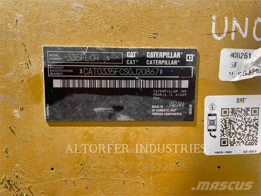 CAT 335F LCR Rupsgraafmachines