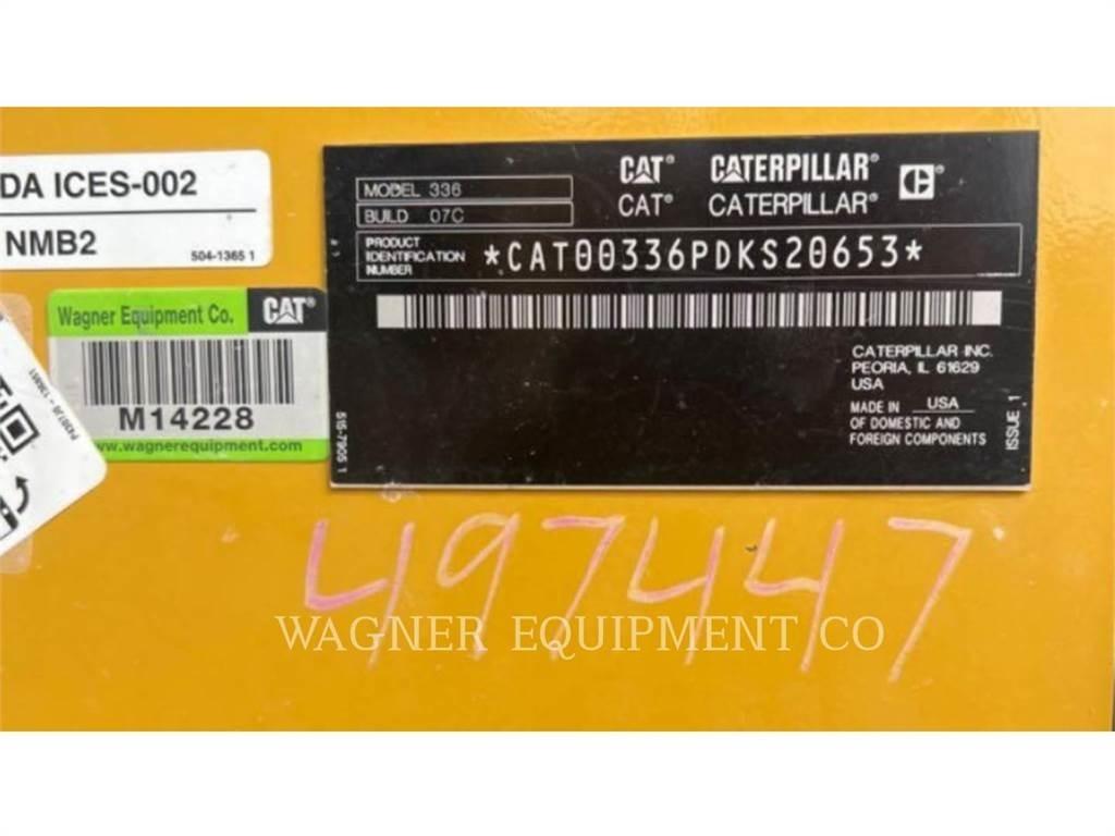 CAT 336 Rupsgraafmachines