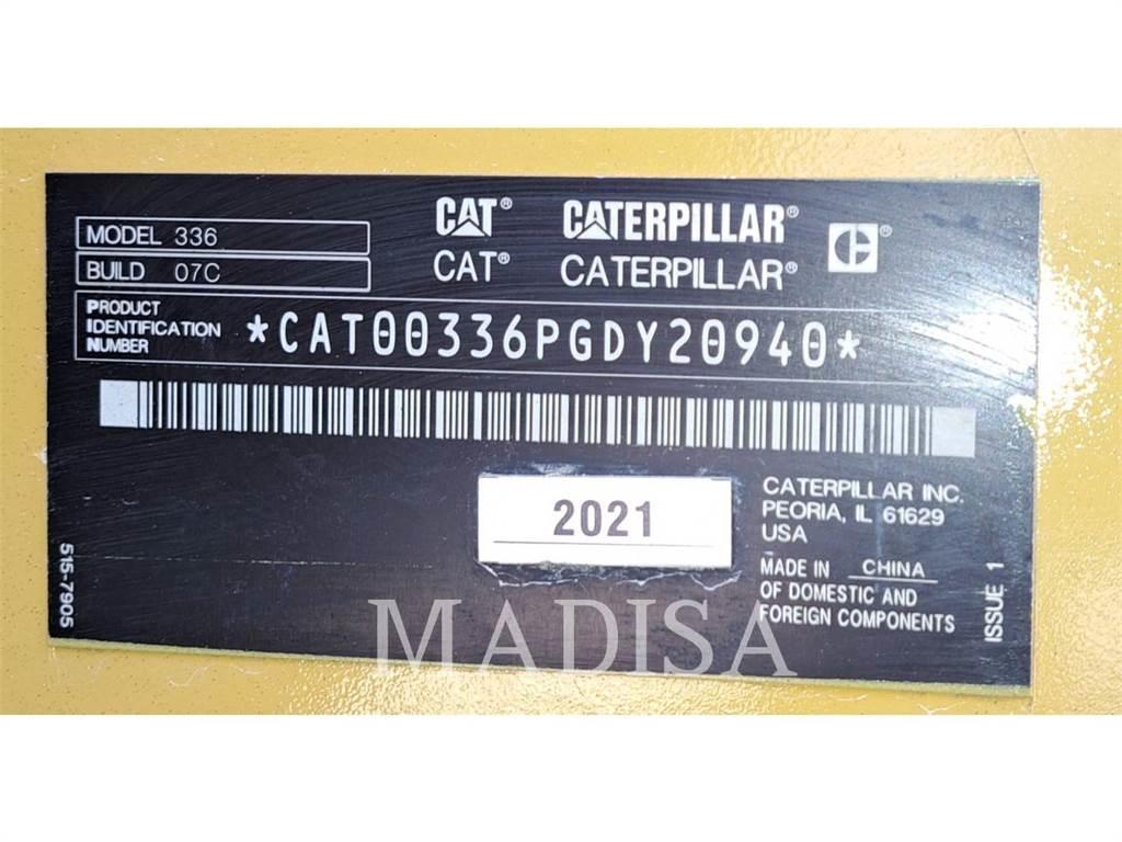 CAT 336 Rupsgraafmachines