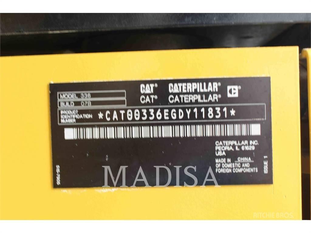 CAT 336 Rupsgraafmachines