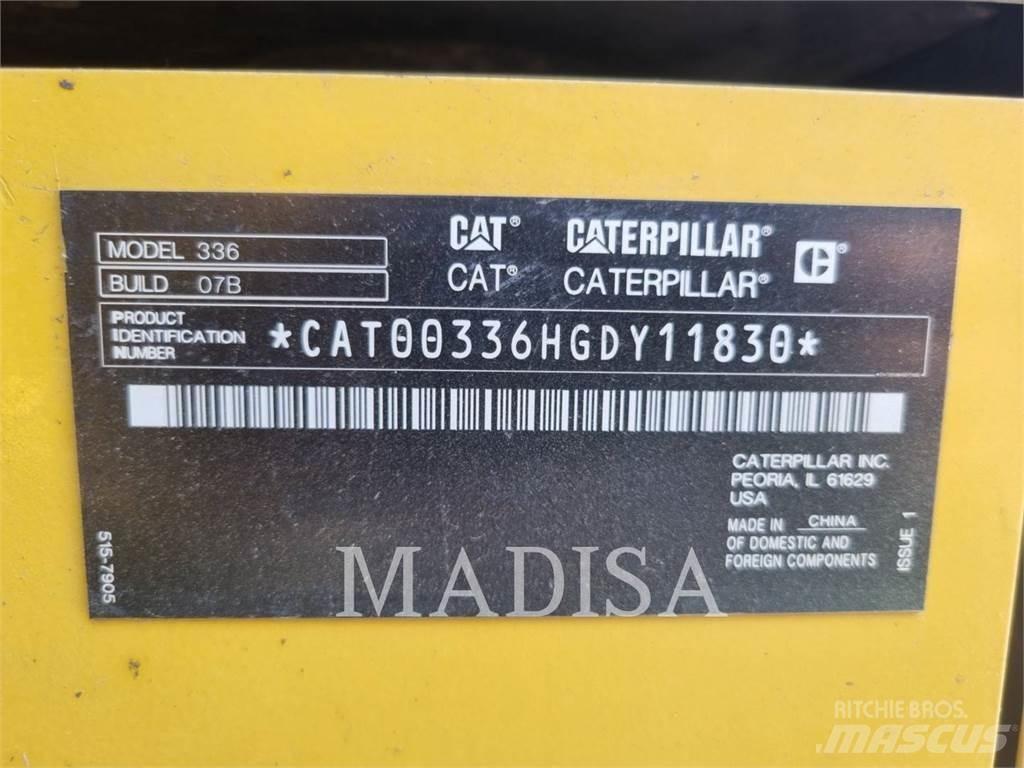 CAT 336 Rupsgraafmachines