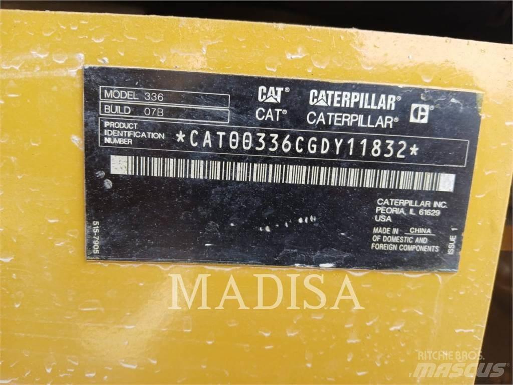 CAT 336 Rupsgraafmachines