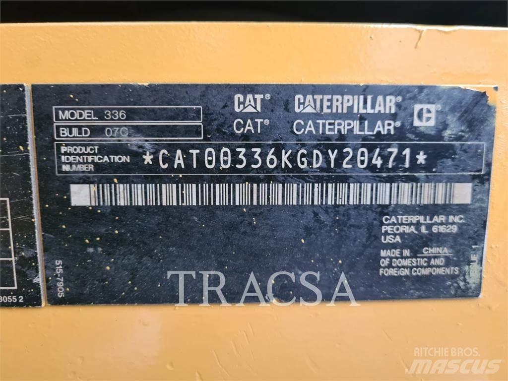 CAT 336 Rupsgraafmachines