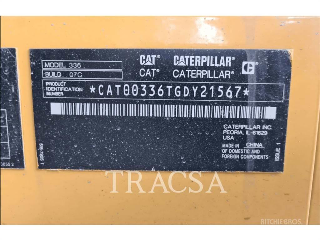 CAT 336 Rupsgraafmachines