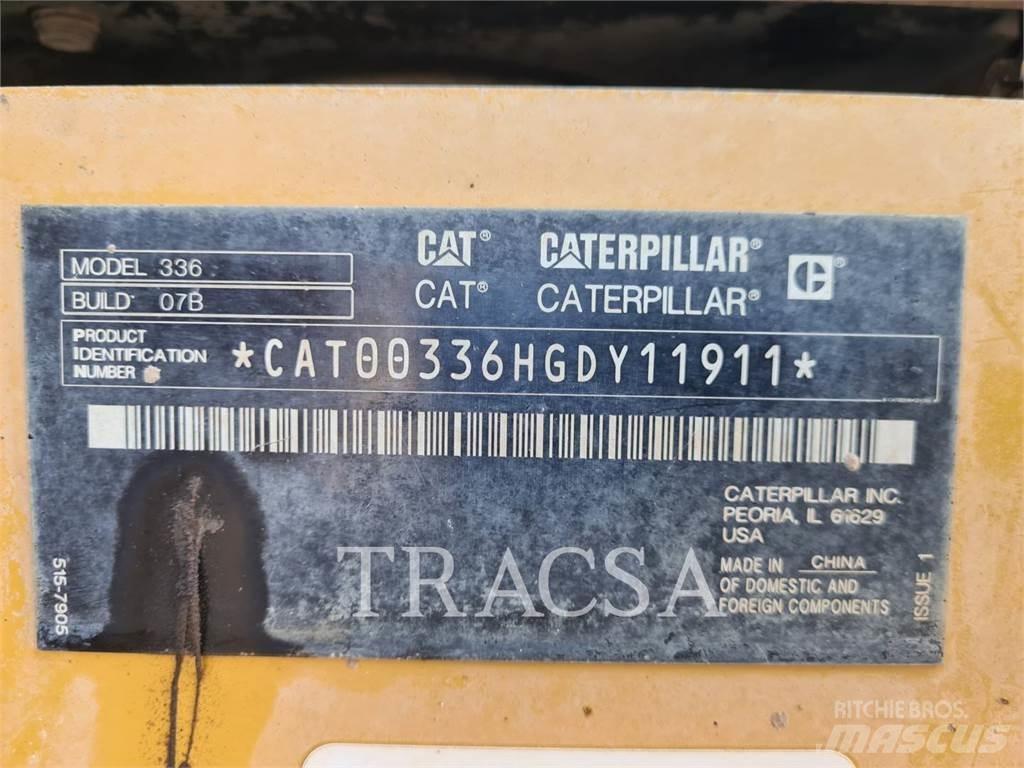 CAT 336 Rupsgraafmachines