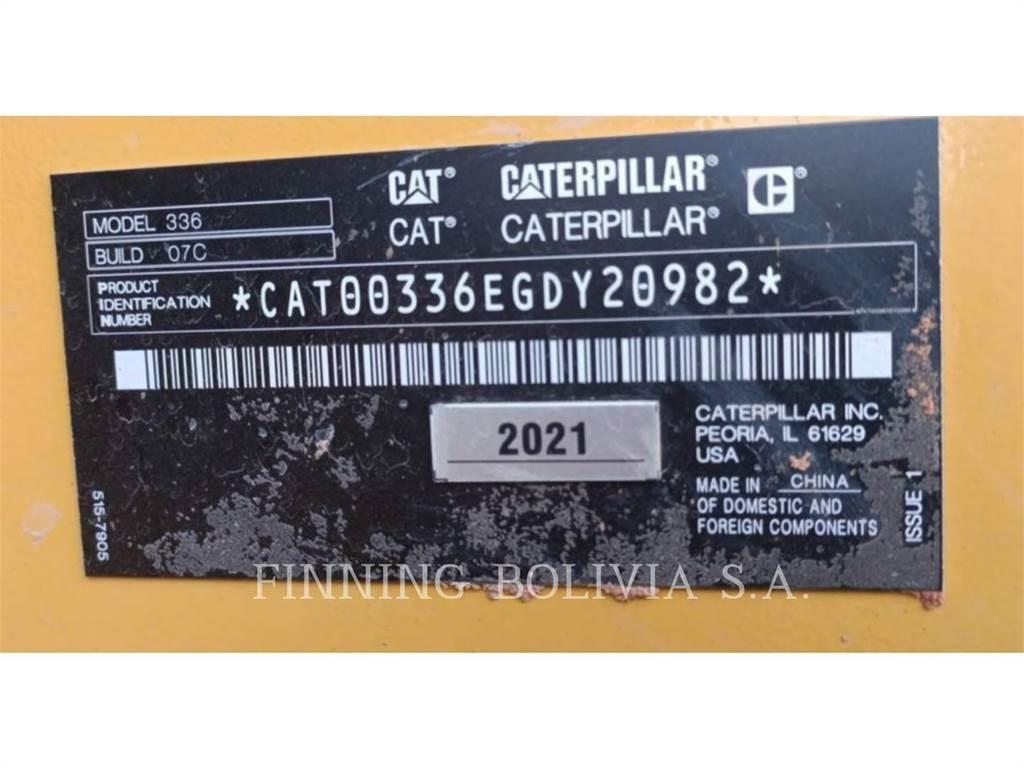 CAT 336-07 Rupsgraafmachines