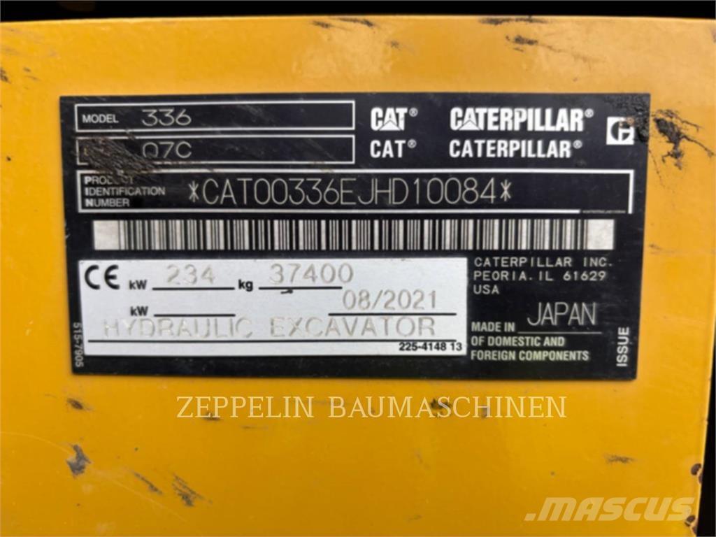 CAT 336-07C Rupsgraafmachines