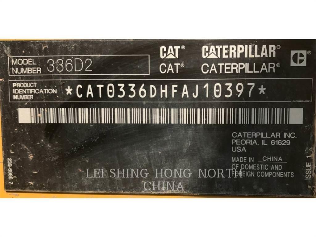 CAT 336D2 Rupsgraafmachines