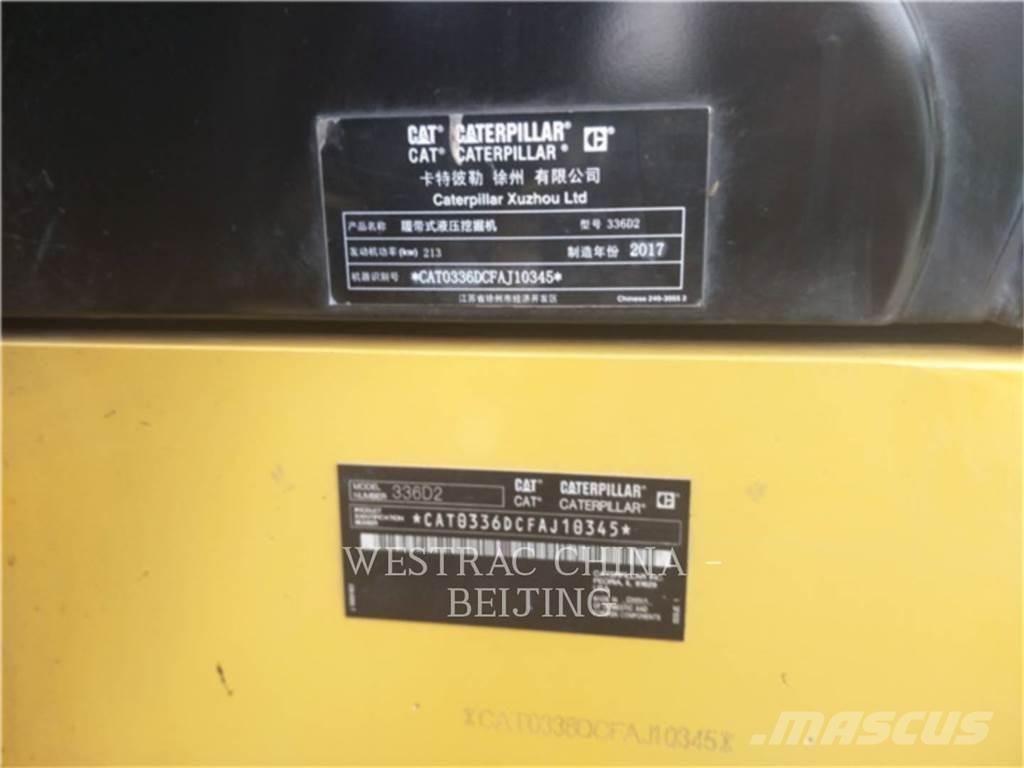 CAT 336D2 Rupsgraafmachines